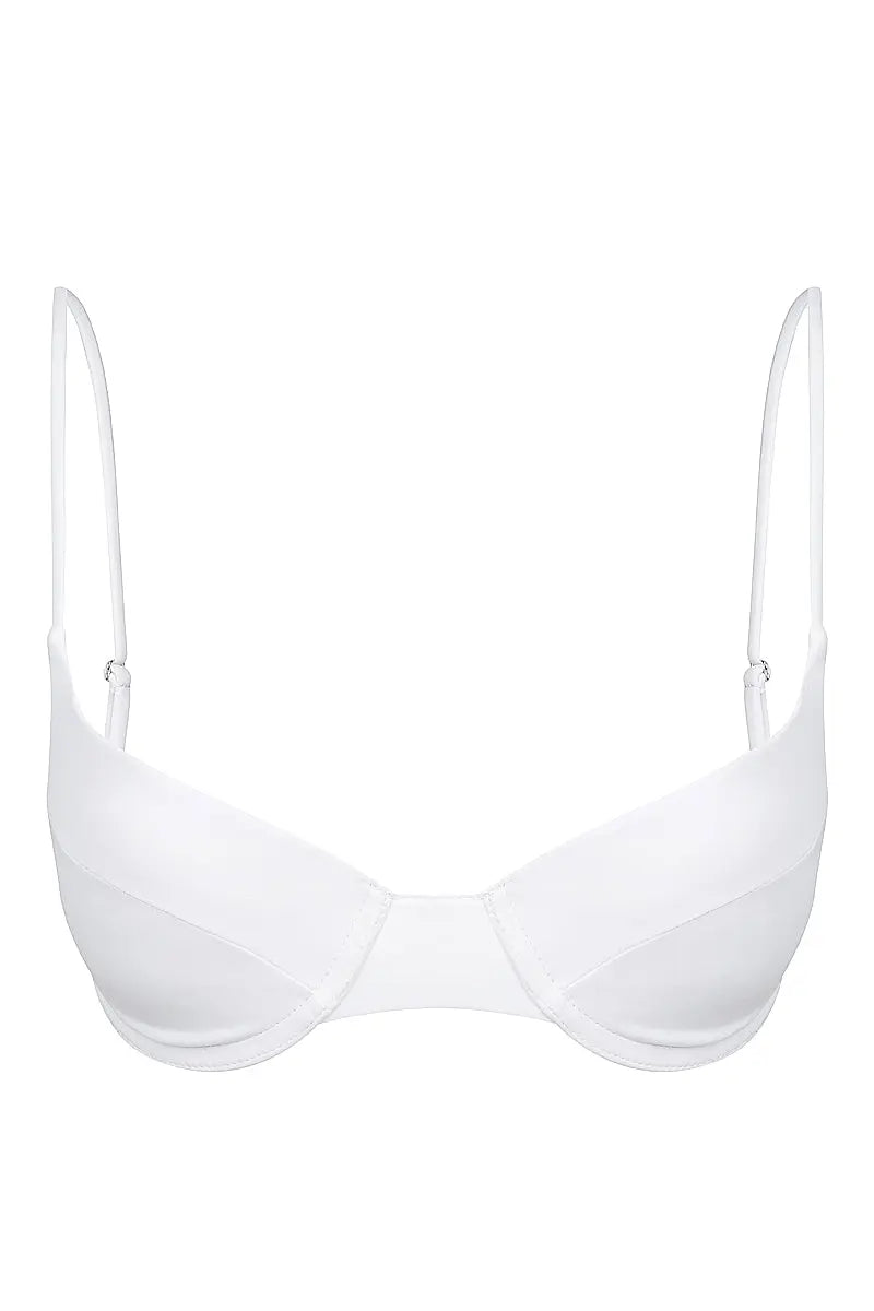 Kimara top- White - Tshala Swim.