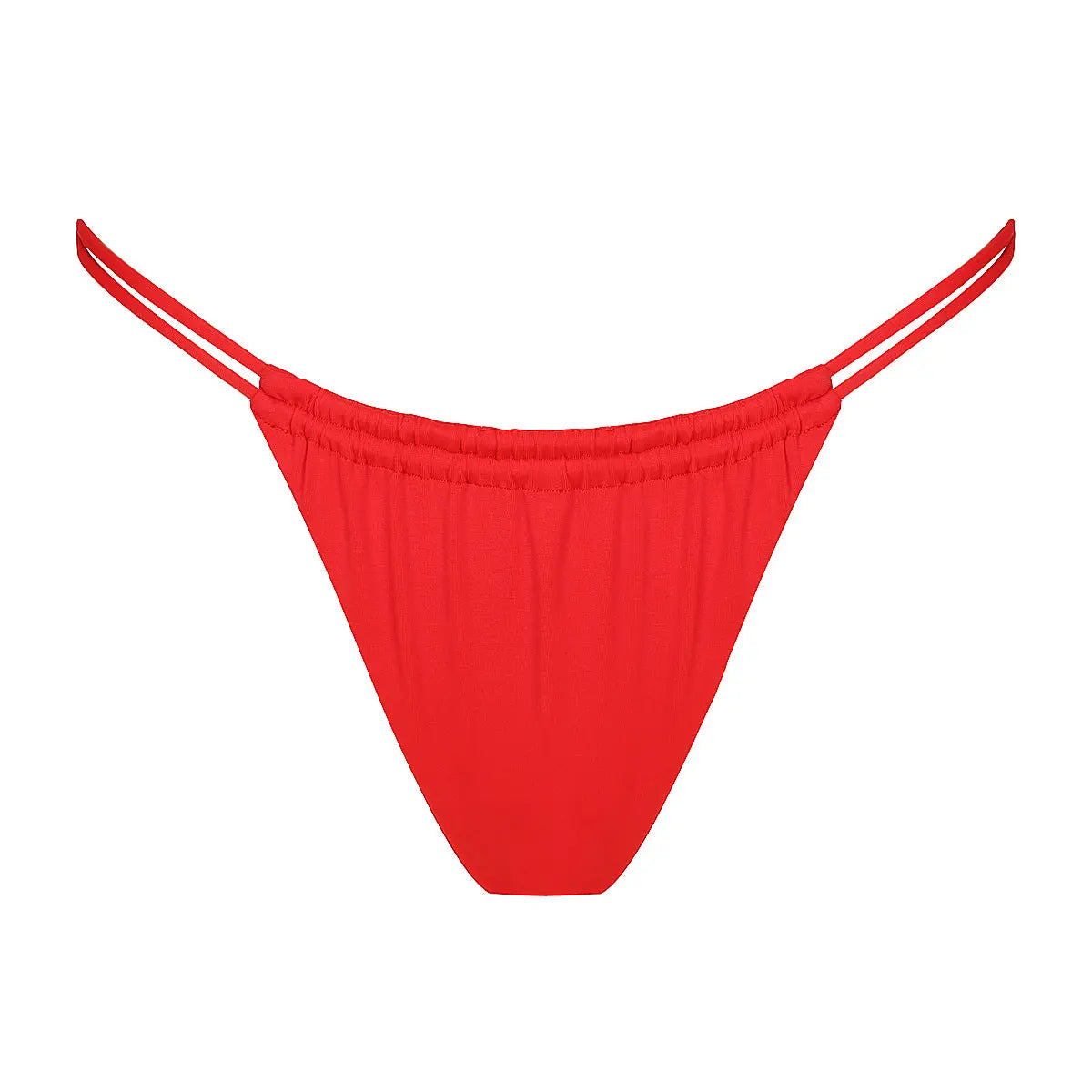 Savana bikini bottoms - in Red - Tshala Swim.