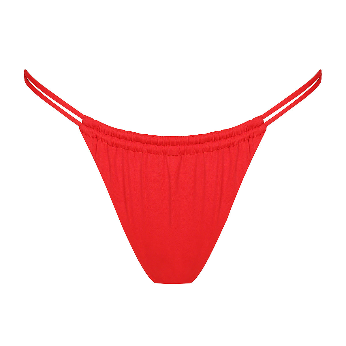 Savana bikini bottoms - in Red - Tshala Swim.